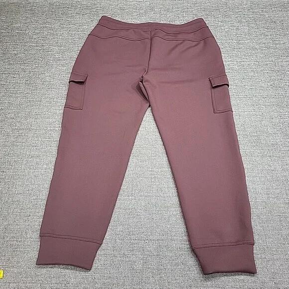 32 Degrees Heat Womens Drawstring Pull On Cargo Pockets Pants Large Size Wine - Picture 5 of 8